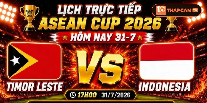 Soi kèo nhà cái Đông Timo vs Indonesia là kèo đấu lượt thứ 3 bảng A của ASEAN CUP 2026.