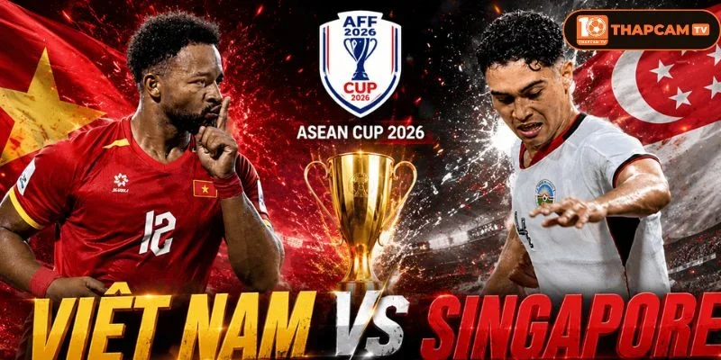 Soi kèo nhà cái Việt Nam vs Singapore là kèo đấu mở màn bảng A của ASEAN CUP 2026. 