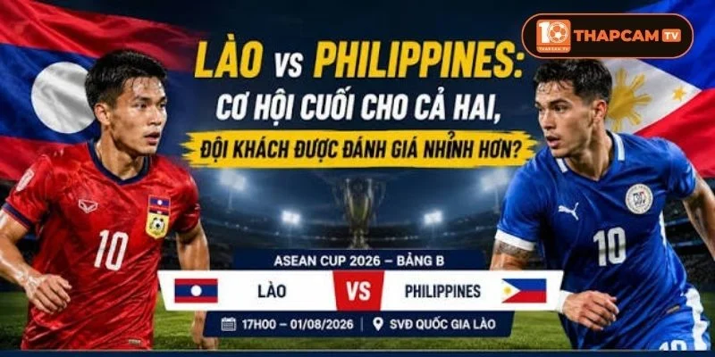 Soi kèo nhà cái Lào vs Philippines từ ThapCam TIVI hé lộ nhiều thông tin thú vị.